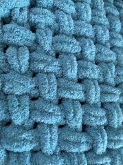 Deka ručně pletená na jednolůžko