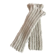 Návleky na nohy ručně pletené