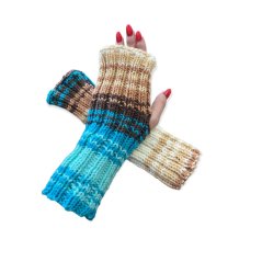 Návleky na ruce ručně pletené