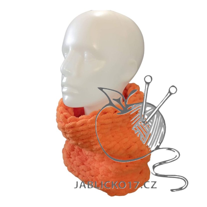 Nákrčník ručně pletený