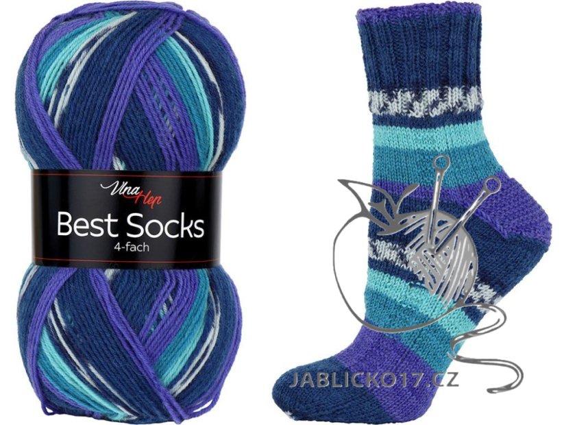 Best socks 4-fach Vlna-Hep
