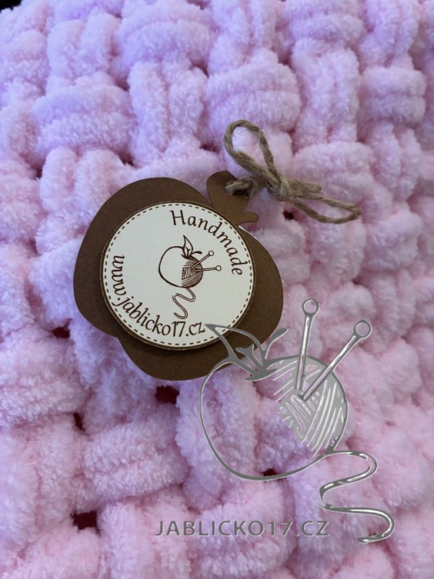 Deka ručně pletená cca 55x80 cm