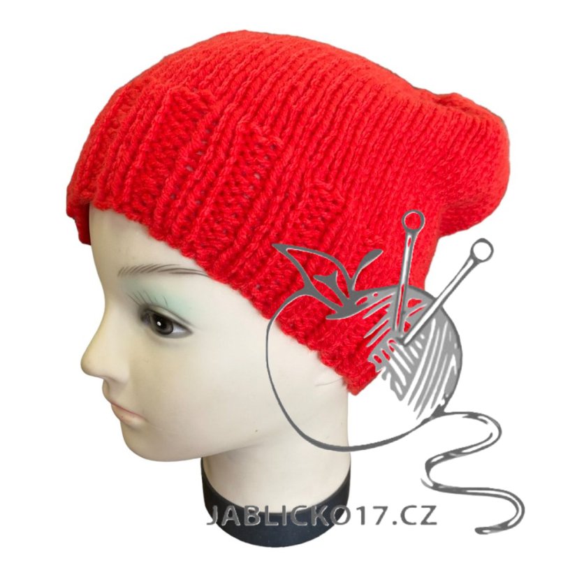 Čepice ručně pletená