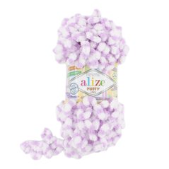 Puffy color pletení bez jehlic/háčku