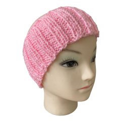 Čelenka ručně pletená třpytky