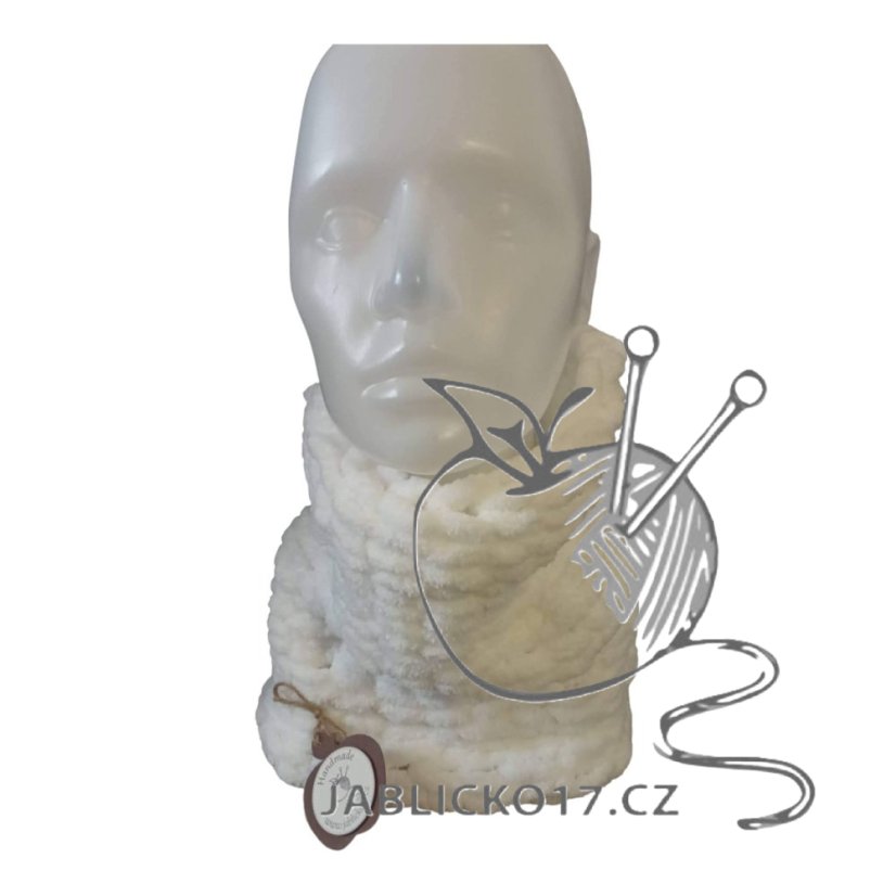 Nákrčník ručně pletený