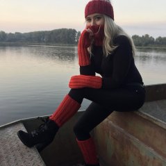 Čelenka ručně pletená set EM