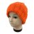 Čepice ručně pletená oranžová