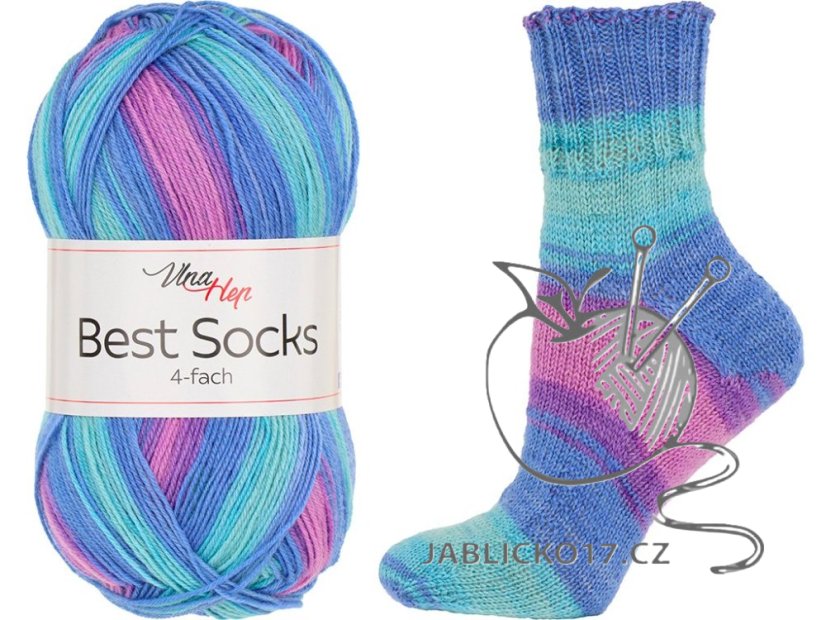 Best socks 4-fach Vlna-Hep