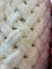 Deka ručně pletená na jednolůžko