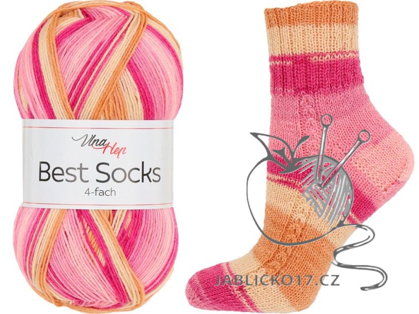 Best socks 4-fach Vlna-Hep