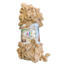 Puffy pletení bez jehlic/háčku