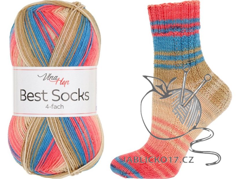 Best socks 4-fach Vlna-Hep