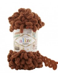 Puffy pletení bez jehlic/háčku