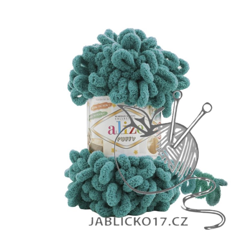 Puffy pletení bez jehlic/háčku