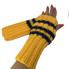 Návleky na ruce ručně pletené