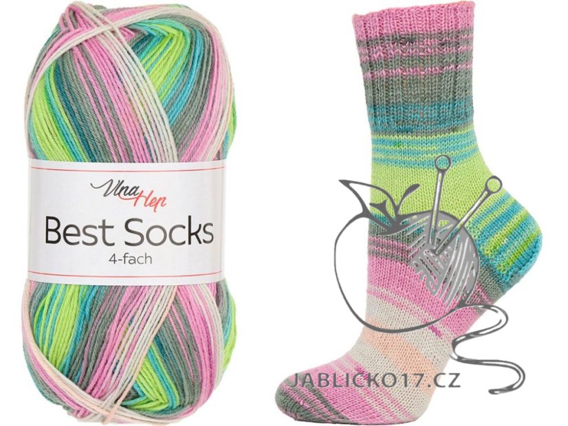 Best socks 4-fach Vlna-Hep Best socks 4-fach Vlna-Hep