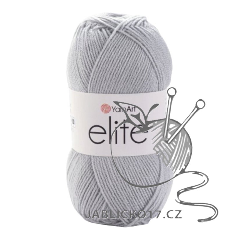 Elite - YarnArt světle šedá 855