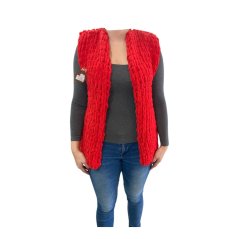 Ručně pletená vesta