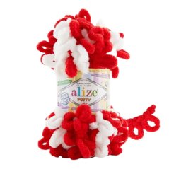 Puffy color pletení bez jehlic/háčku