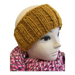 Čelenka ručně pletená třpytky