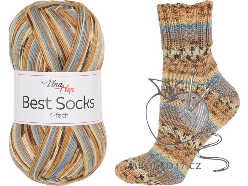 Best socks 4-fach Vlna-Hep