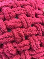 Deka ručně pletená na jednolůžko