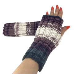 Návleky na ruce ručně pletené