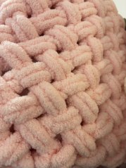 Deka ručně pletená na jednolůžko