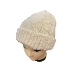 Čepice ručně pletená třpytka