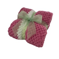 Deka ručně pletená cca 55x80 cm