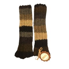 Návleky na nohy ručně pletené