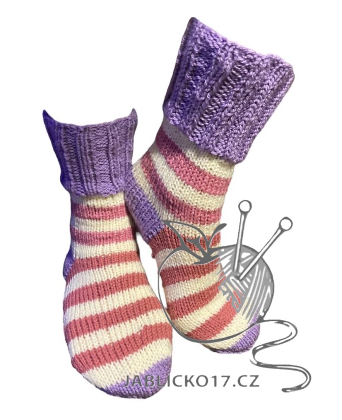 Ručně pletené ponožky na míru