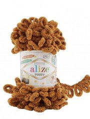 Puffy pletení bez jehlic/háčku