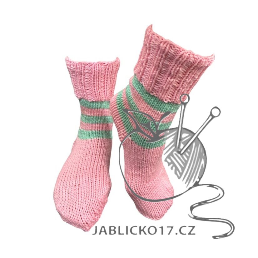 Ručně pletené ponožky na míru