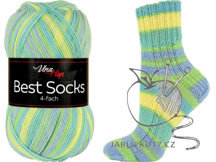 Best socks 4-fach Vlna-Hep