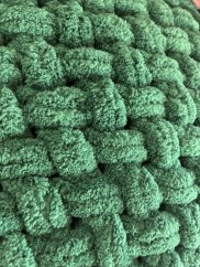 Deka ručně pletená na jednolůžko