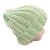 Čepice ručně pletená mintová