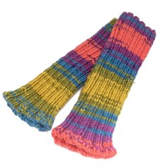 Návleky na nohy ručně pletené