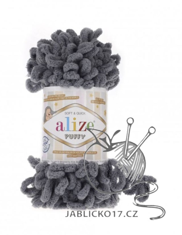 Puffy pletení bez jehlic/háčku