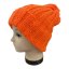 Čepice ručně pletená oranžová