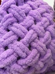 Deka ručně pletená na jednolůžko