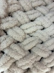 Deka ručně pletená na jednolůžko