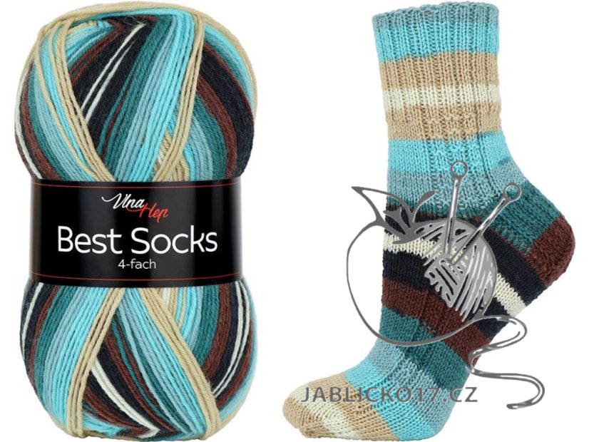 Best socks 4-fach Vlna-Hep
