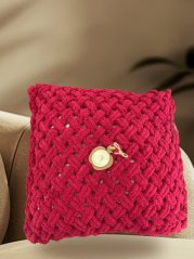 Polštářky 40x40 cm ručně pletené