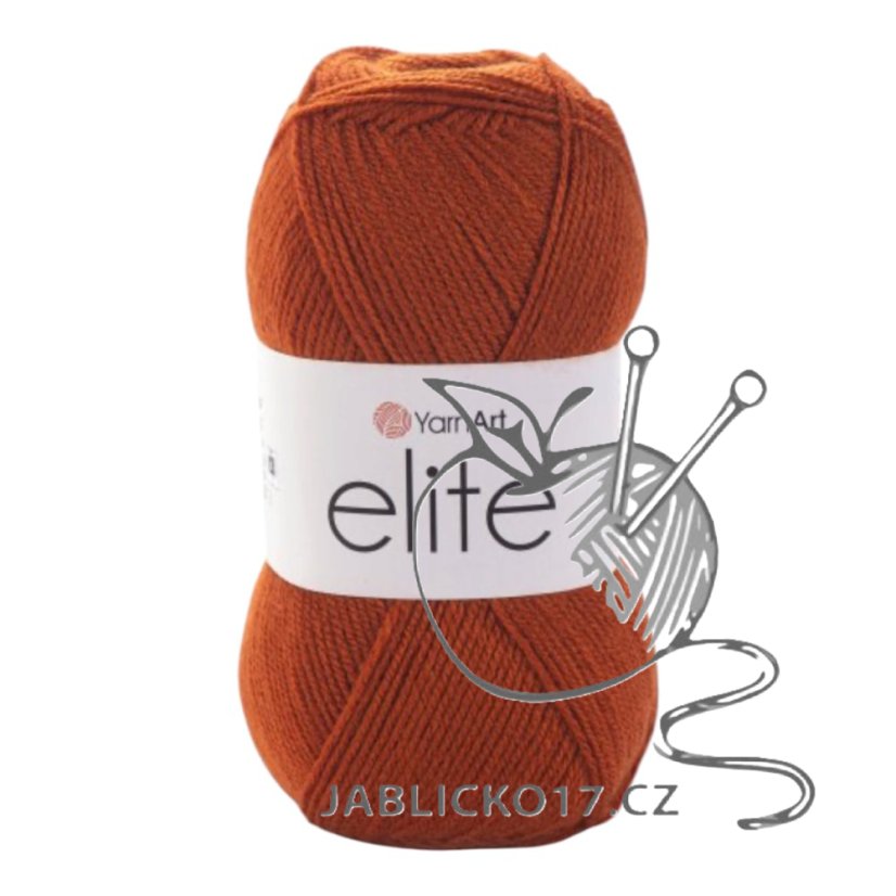 Elite - YarnArt rezavá 847 Elite - YarnArt rezavá 847