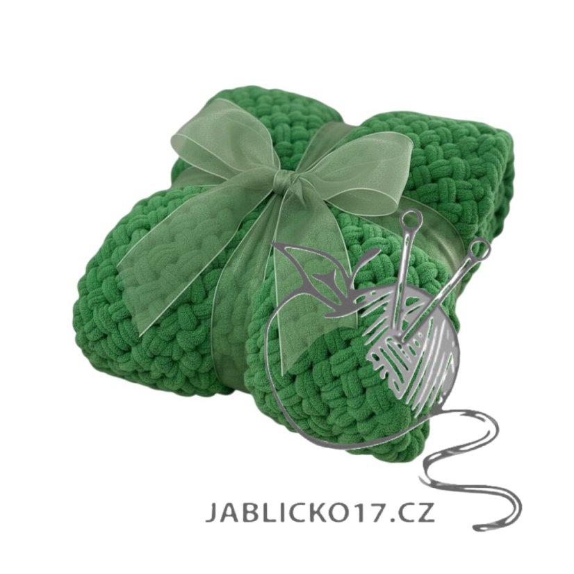 Deka ručně pletená cca 55x80 cm