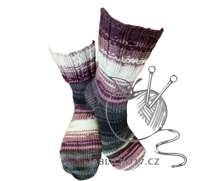 Ručně pletené ponožky na míru