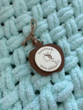 Deky ručně pletené - Barva - Fialová