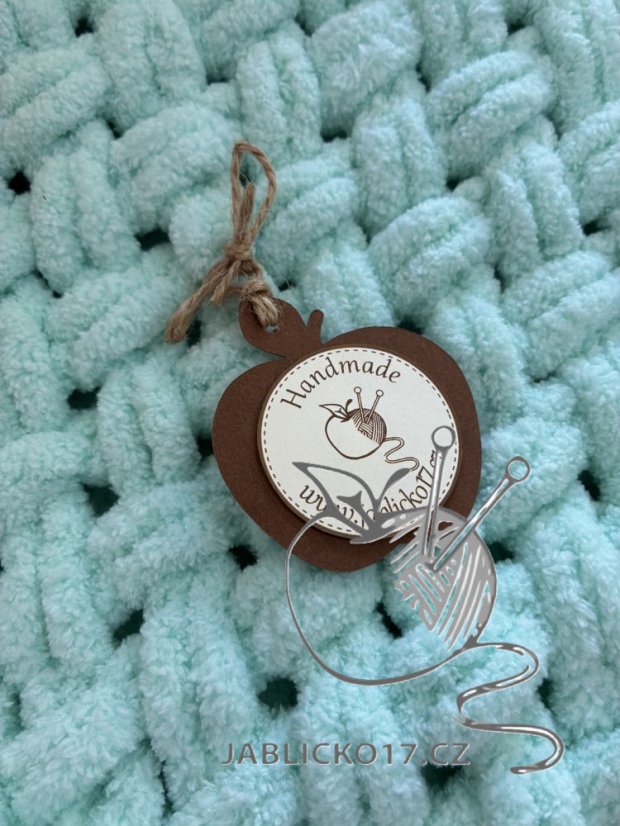 Deka ručně pletená cca 55x85cm